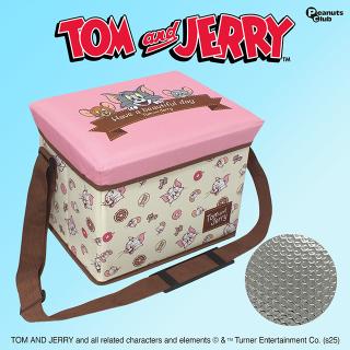 【トムとジェリー】【Bピンク】トムとジェリー 保冷保温収納BOXチェアVer.3