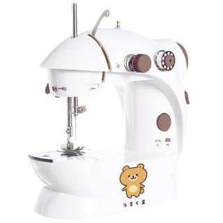 【家電製品(プライズ)】【Bボタン：焦げ茶】りるくま コンパクト電動式ミシン