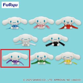 【サンリオ】【Fパープル】シナモロール リボンDEむすぼ！ぬいぐるみ