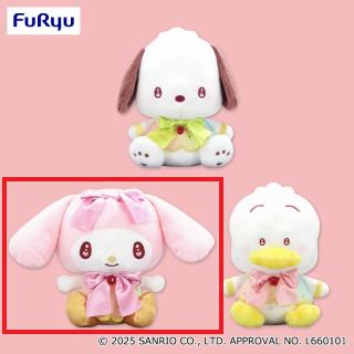 【サンリオ】【Aマイメロディ】サンリオキャラクターズ いちご新聞50周年BIGぬいぐるみ③