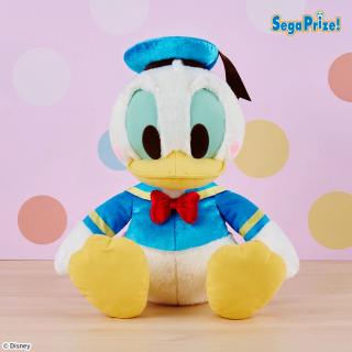 【ディズニー】ドナルドダック　赤いほっぺ　スーパーラージぬいぐるみ　シャイニーカラーVer.