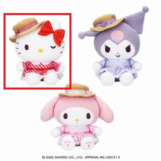 【サンリオ】【Aハローキティ】サンリオキャラクターズ さんさんぴくにっく！ドールBIGタイプ1