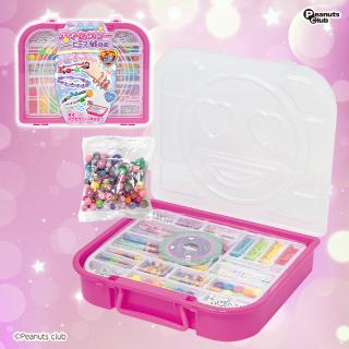 【Bピンク(ケース)】カラフルアクセサリービーズBOX 3