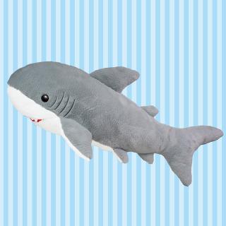 【Cグレー】でっかい！サメ　ふわふわぬいぐるみ100cm 3