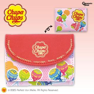 【コラボプライズ】【Bレッド×ピンク】チュッパチャプス ミニウォレット