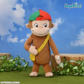【おさるのジョージ】おさるのジョージ　Lぬいぐるみ　春のおでかけ