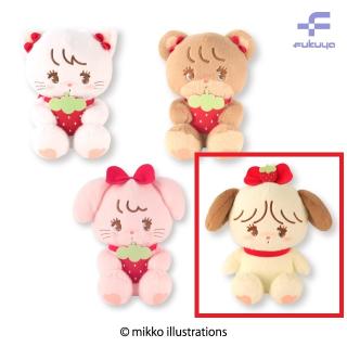 【mikkoシリーズ】【Dスフレ】mikko いちごBIGぬいぐるみ