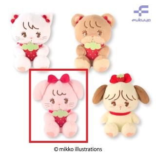 【mikkoシリーズ】【Cキャミー】mikko いちごBIGぬいぐるみ