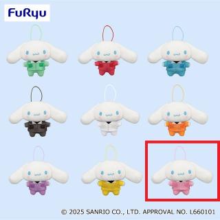 【サンリオ】【Iピンク】シナモロール カラフルつなぎマスコット