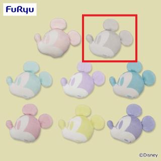 【ディズニー】【Bグレー】ミッキーマウス フェイスマスコット