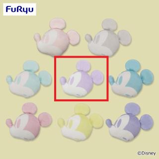 【ディズニー】【Dパープル】ミッキーマウス フェイスマスコット