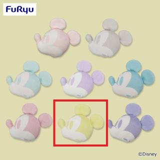【ディズニー】【Fイエロー】ミッキーマウス フェイスマスコット