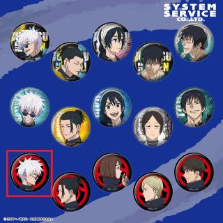 【呪術廻戦】【C五条悟(レッド×ブラック)】呪術廻戦 缶バッジ
