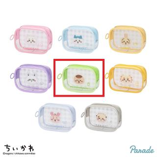 【ちいかわ】【Eくりまんじゅう】ちいかわ ぷっくりクリア ミニポーチ