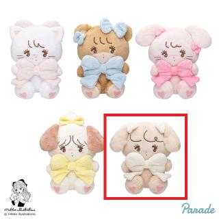 【mikko characters】【Eナッツ】mikko characters 抱きしめ おリボンぬいぐるみ