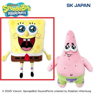【スポンジ・ボブ】【Aスポンジ・ボブ】スポンジ・ボブ ぷっくりフェイスぬいぐるみ