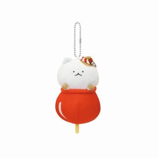 【ねこがんばらない】【Bりんご飴】ねこがんばらない カバンに付けられるぬいぐるみ～後の祭りver.～