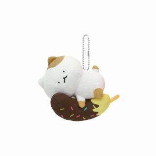 【ねこがんばらない】【Aチョコバナナ】ねこがんばらない カバンに付けられるぬいぐるみ～後の祭りver.～