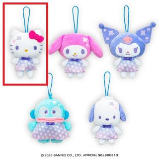 【サンリオ】【Aハローキティ】サンリオキャラクターズ あじさいワンピースマスコット