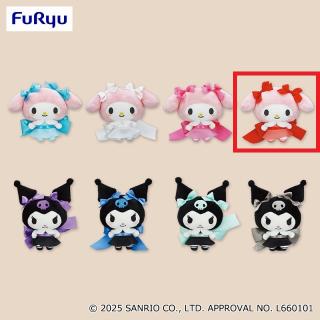 【サンリオ】【Dマイメロディ(レッド)】マイメロディ・クロミ リボンDEむすぼ！ぬいぐるみ