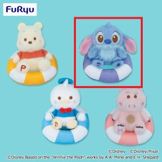 【ディズニー】【Bスティッチ】ディズニー＆ピクサーキャラクター ミルキーボア うきわマスコット
