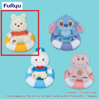 【ディズニー】【Aプーさん】ディズニー＆ピクサーキャラクター ミルキーボア うきわマスコット