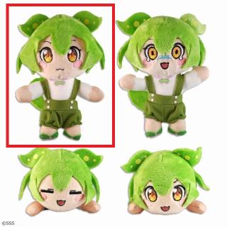 【ずんだもん】【Aノーマル(立ち/真顔)】ずんだもん ぶるぶるぬいぐるみ