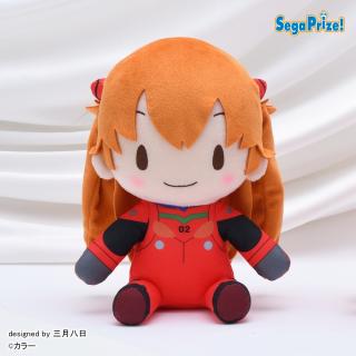 【エヴァンゲリオン】【Aノーマル(両目開け)】エヴァンゲリオンシリーズ ふわぷち Mぬいぐるみ“アスカ”