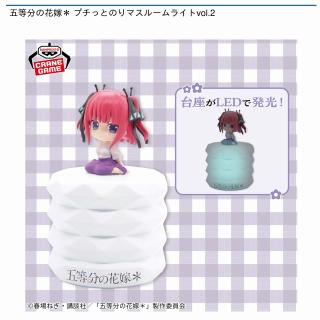 【五等分の花嫁】【中野二乃】五等分の花嫁＊ プチっとのりマスルームライトvol.2