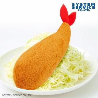 【FANS】FANS 100cmの大きなエビフライぬいぐるみXL プレミアムDX