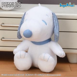 【スヌーピー】【Cライトブルー】SNOOPY(TM) ぬいぐるみ デニム風(EX)