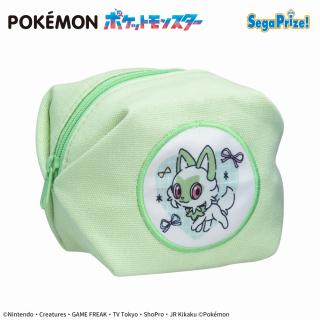 【ポケットモンスター】【Bニャオハ】ポケットモンスター キューブ型プチポーチ PoppingUp