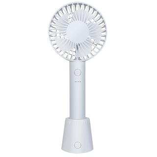 【家電製品(プライズ)】【Aホワイト】回転スタンド付きハンディーファン