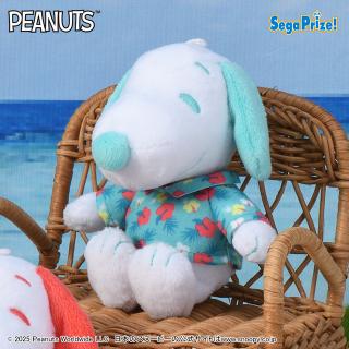 【スヌーピー】【Bグリーン】SNOOPY(TM)　マスコット　カラフルアロハ