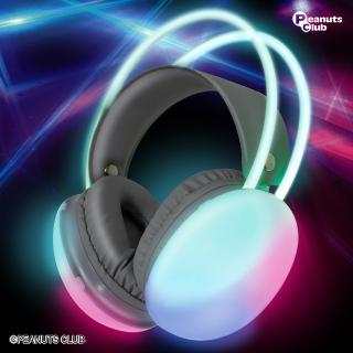 【家電製品(プライズ)】【Bグレー】ワイヤレス ライティング ヘッドフォン Arc