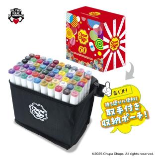【コラボプライズ】チュッパチャプス 60カラーイラストマーカーペン