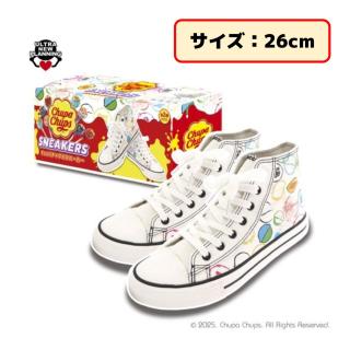 【コラボプライズ】【C白×26cm】チュッパチャプス スニーカー
