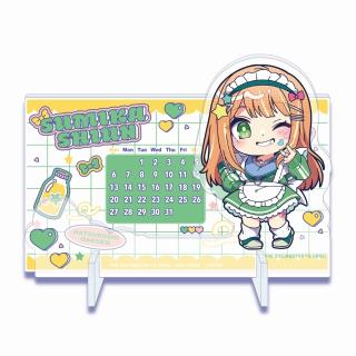 【アイドルマスター】【A紫雲清夏】学園アイドルマスター きゅるぽっぷん アクリル万年カレンダーvol.3