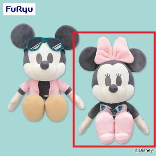【ディズニー】【Bミニー】ミッキー＆ミニー デココレ スイムウェアBIGぬいぐるみ
