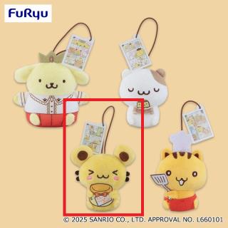 【サンリオ】【Cスコーン】ポムポムプリン チームプリン アクリル付きシーンマスコット