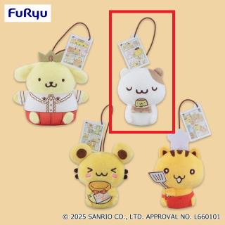【サンリオ】【Bマフィン 】ポムポムプリン チームプリン アクリル付きシーンマスコット