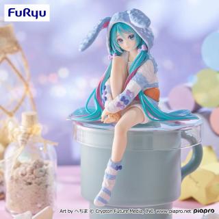 【初音ミク】初音ミク ぬーどるストッパーフィギュアー うさ耳パジャマ・ブルーver.ー