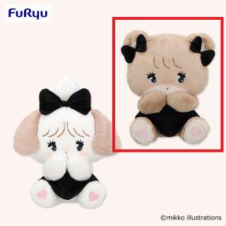 【mikko characters】【Bラテ】mikko characters BLACK RIBBON BIGぬいぐるみ～スフレ＆ラテ～