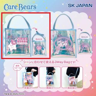 【ケアベア】【A:PINK】ケアベア(TM) オーロラバッグ