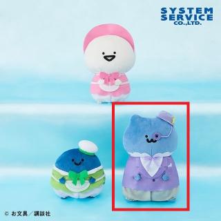 【お文具といっしょ】【C猫さん】お文具といっしょ パステルおめかしぬいぐるみ Part1