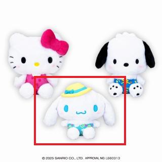 【サンリオ】【Cシナモロール】サンリオキャラクターズ リラックスサマーバケーションドールBIGタイプ1