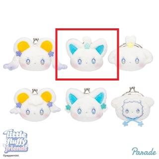 【little fluffy friends】【Bステラ】little fluffy friends ミニがま口