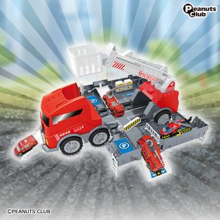 【乗り物】出動！立体パーキングはしご車6