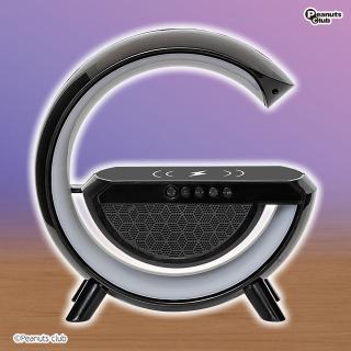 【家電製品(プライズ)】【Aブラック】ワイヤレス充電付きスピーカー G