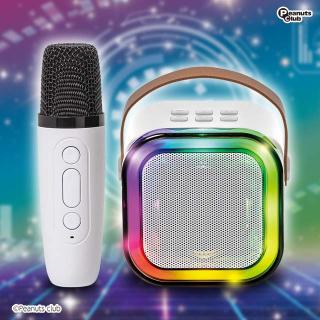 【家電製品(プライズ)】【Aホワイト】ワイヤレスカラオケスピーカー CUBE